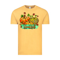 Vintage Mustard thankful pumpkins with glitter Vintage Tee - MaliasSmallBusiness