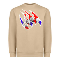 Mushroom American Flag Claw Heavyweight Sweatshirt - Bettercallsaul