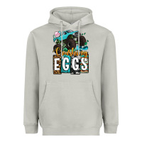 Moon Dust Easter Day Monster truck crushing eggs Heavyweight Hoodie - OliviaCreatesArt