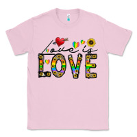Bubblegum Pink love is love Classic Tee - CowhideDigitalArt