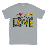 Heather Grey love is love Classic Tee - CowhideDigitalArt