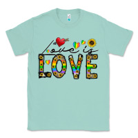 Seafoam love is love Classic Tee - CowhideDigitalArt