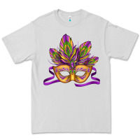 Dove Grey mardi gras carnival mask Premium Tee - Jasminsmagicworld