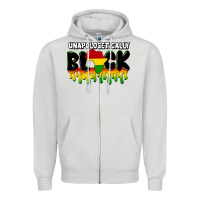 Dove Grey unapologetically black Zipper Hoodie - CowGirlArtShop