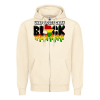 Sandshell unapologetically black Zipper Hoodie - CowGirlArtShop