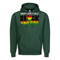 Sports Green unapologetically black Zipper Hoodie - CowGirlArtShop