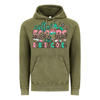 Vintage Olive coffee scrubs and rubber gloves Vintage Hoodie - MaliasSmallBusiness