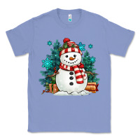 Colony Blue christmas snowman Classic Tee - MaliasSmallBusiness