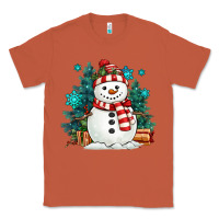 Copper christmas snowman Classic Tee - MaliasSmallBusiness