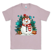 Lilac christmas snowman Classic Tee - MaliasSmallBusiness