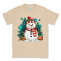 Mushroom christmas snowman Classic Tee - MaliasSmallBusiness