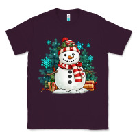 Plum christmas snowman Classic Tee - MaliasSmallBusiness