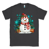 Smoke christmas snowman Classic Tee - MaliasSmallBusiness