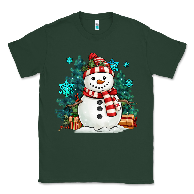 Christmas Snowman Classic Tee by MaliasSmallBusiness | Teevron