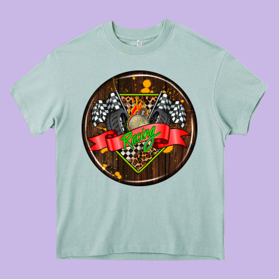 Race Coasters Heavy Core Tee Designed By Adodesignshop