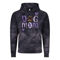 Cloud Black best dog mom ever Vintage Hoodie - MaliasSmallBusiness
