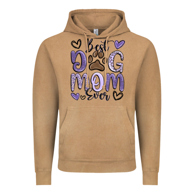 Best Dog Mom Ever Vintage Hoodie by MaliasSmallBusiness | Teevron