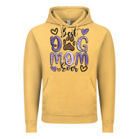Vintage Mustard best dog mom ever Vintage Hoodie - MaliasSmallBusiness