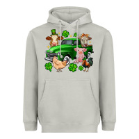 Moon Dust St. Patrick's farm animal truck Heavyweight Hoodie - OliviaCreatesArt