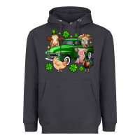 Smoke St. Patrick's farm animal truck Heavyweight Hoodie - OliviaCreatesArt
