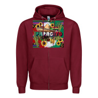 Burgundy papacito cinco de mayo Zipper Hoodie - CowGirlArtShop