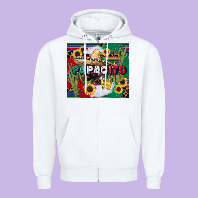 Papacito Cinco De Mayo Zipper Hoodie Designed By Cowgirlartshop