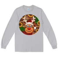 Moon Dust cute reindeer head Christmas Long Sleeve Tee - Jasminsmagicworld