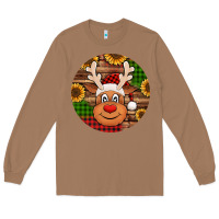 Toasted Coconut cute reindeer head Christmas Long Sleeve Tee - Jasminsmagicworld