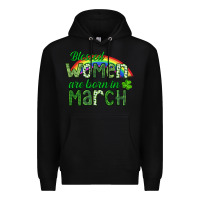 Black Blessed women are born in March Premium Hoodie - CowGirlArtShop