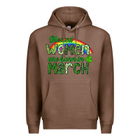 Chestnut Blessed women are born in March Premium Hoodie - CowGirlArtShop