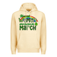 Pina Colada Blessed women are born in March Premium Hoodie - CowGirlArtShop