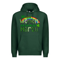 Sports Green Blessed women are born in March Premium Hoodie - CowGirlArtShop