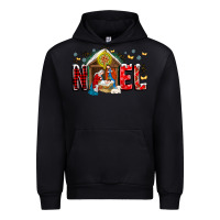 Black Noel Urban Hoodie - CowhideDigitalArt