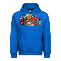 Cobalt Noel Urban Hoodie - CowhideDigitalArt