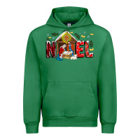 Emerald Noel Urban Hoodie - CowhideDigitalArt
