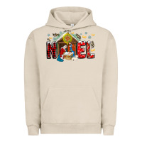 Pigment French Oak Noel Urban Hoodie - CowhideDigitalArt