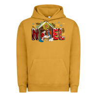 Pigment Peanut Butter Noel Urban Hoodie - CowhideDigitalArt