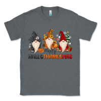 Charcoal Heather Happy Hallothanksmas Classic Tee - MaliasSmallBusiness