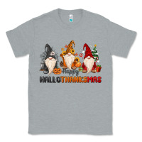 Heather Grey Happy Hallothanksmas Classic Tee - MaliasSmallBusiness