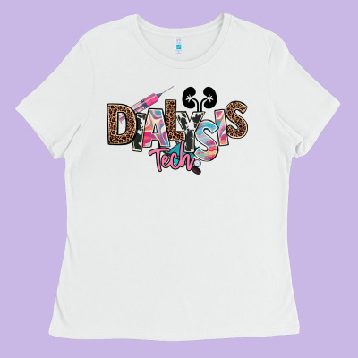 Dialysis Technician Kidney Tech Ladies Tee Designed By Nancycooperartshop