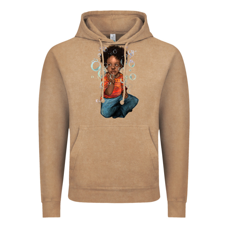 Afro Black Boy Vintage Hoodie by NancyCooperArtShop | Teevron