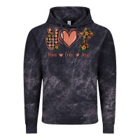 Cloud Black Peace Love Jesus Vintage Hoodie - Jasminsmagicworld