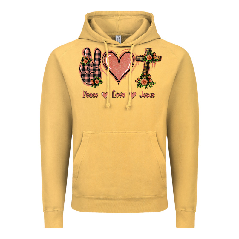 Peace Love Jesus Vintage Hoodie by Jasminsmagicworld | Teevron