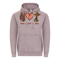Vintage Zinc Peace Love Jesus Vintage Hoodie - Jasminsmagicworld