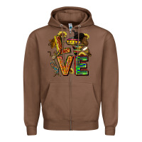 Chestnut love juneteenth africa Zipper Hoodie - CowGirlArtShop