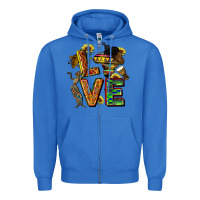 True Royal love juneteenth africa Zipper Hoodie - CowGirlArtShop