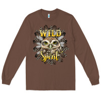 Chestnut wild spirit owl Long Sleeve Tee - BarkalooDesign