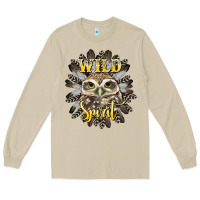 Mushroom wild spirit owl Long Sleeve Tee - BarkalooDesign