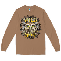 Toasted Coconut wild spirit owl Long Sleeve Tee - BarkalooDesign