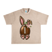 French Oak American Football Easter Bunny Urban Heavy Tee - BundleAndBundleShop